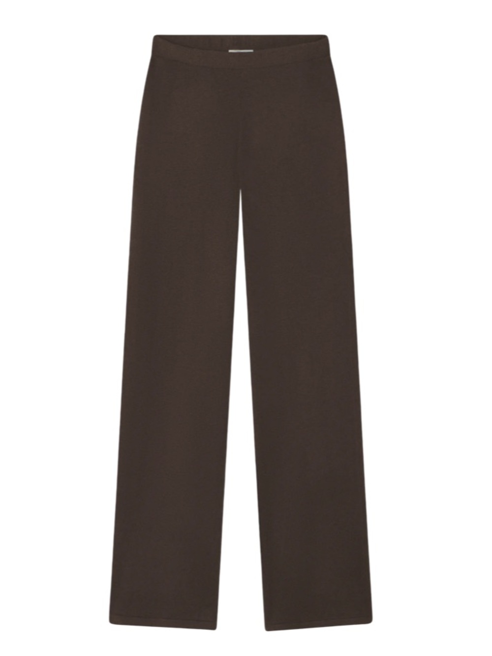 ETERNE Cotton Cashmere Wide Leg Pants - Mushroom - M - NWT
